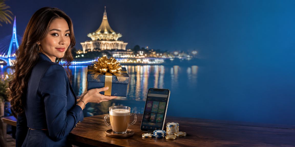 Pemain di Kuching menggunakan telefon mudah alih untuk bermain loteri dan kasino dalam talian